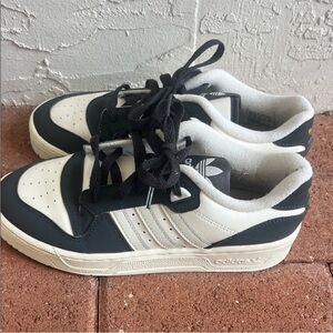 adidas Navy and White Sneakers